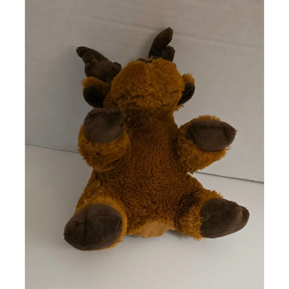 Wishpets Myra Moose Puppet Plush Stuffed Animal Brown Preowned Soft‎ Toy